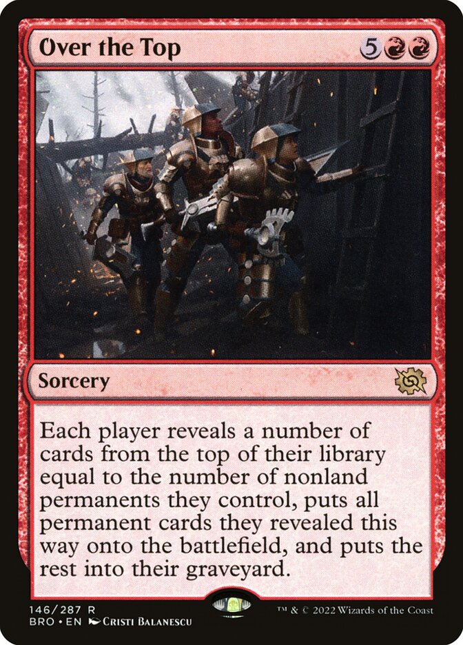 Over the Top - (Foil): The Brothers' War