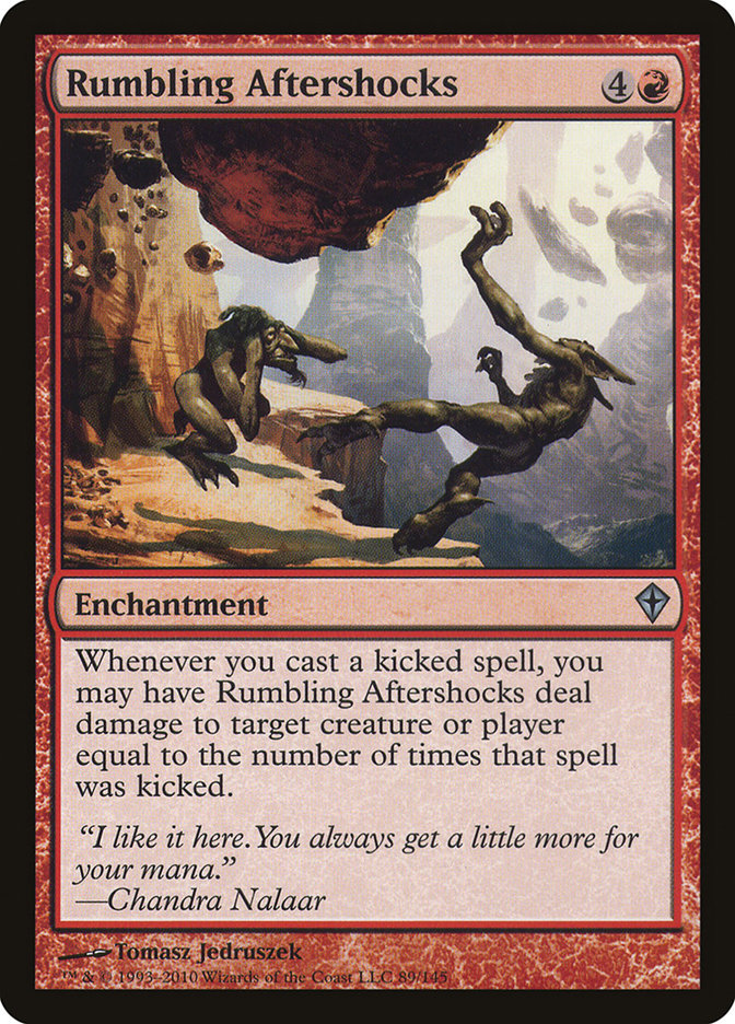 Rumbling Aftershocks - (Foil): Worldwake