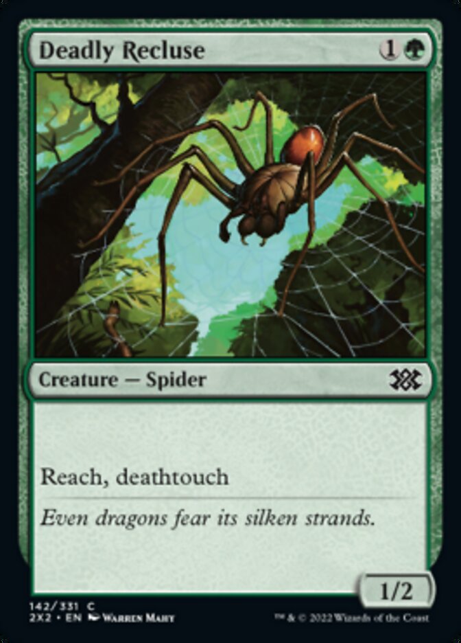 Deadly Recluse - (Foil): Double Masters 2022