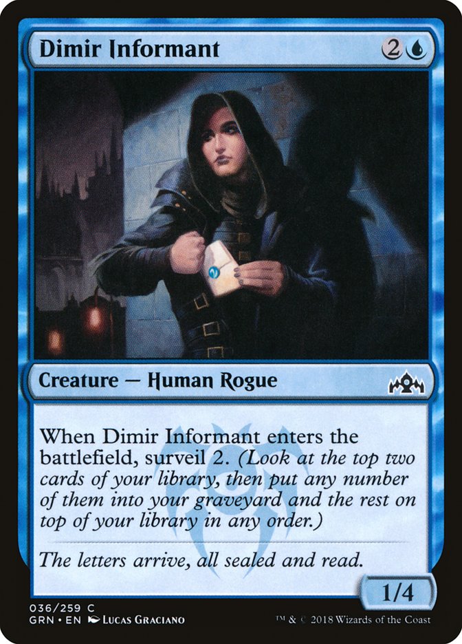 Dimir Informant: Guilds of Ravnica