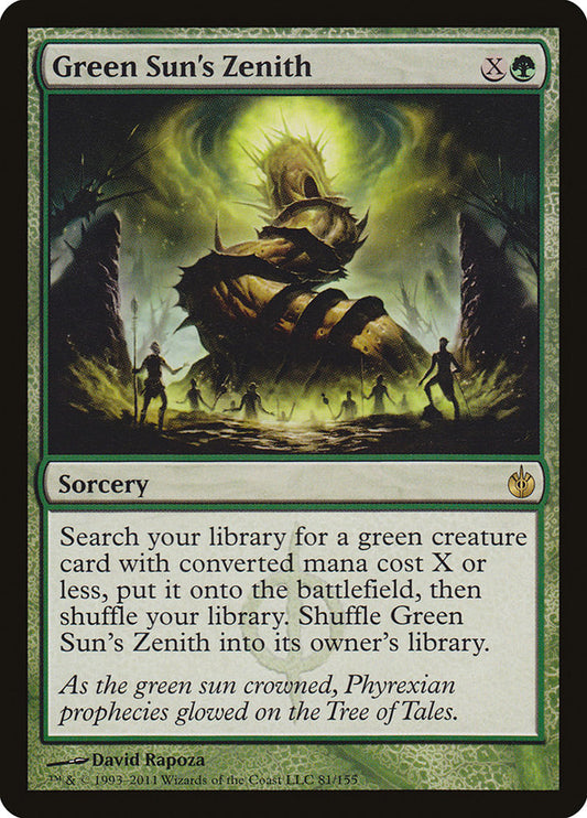 Green Sun's Zenith: Mirrodin Besieged