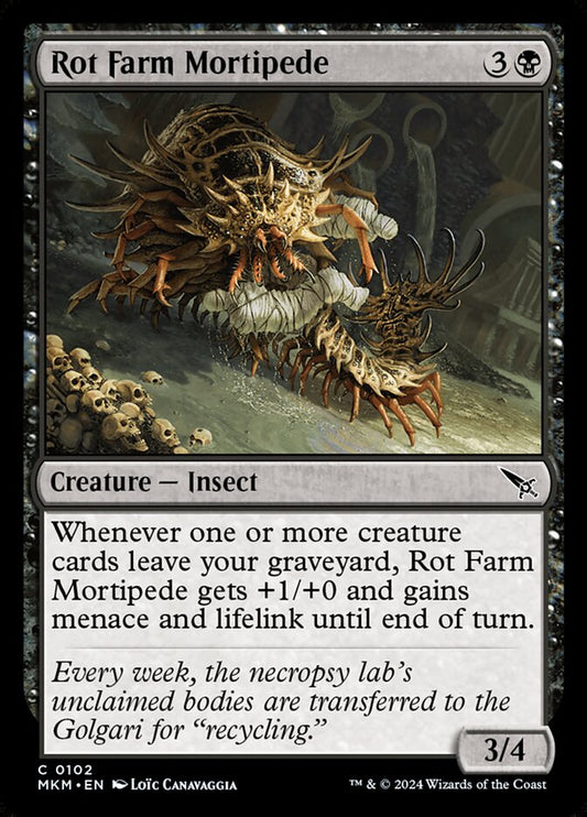 Rot Farm Mortipede - (Foil): Murders at Karlov Manor