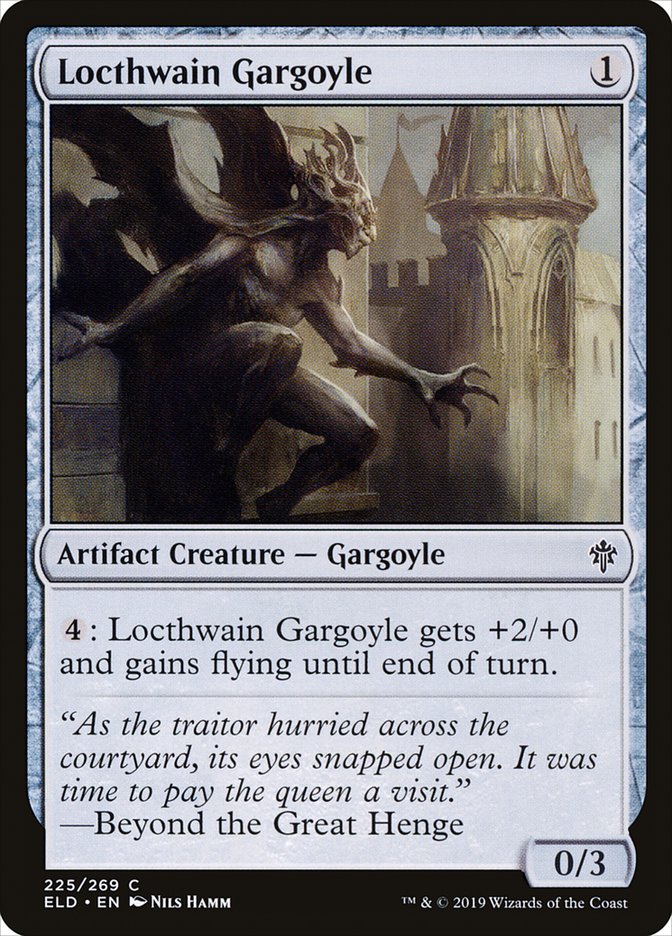 Locthwain Gargoyle: Throne of Eldraine