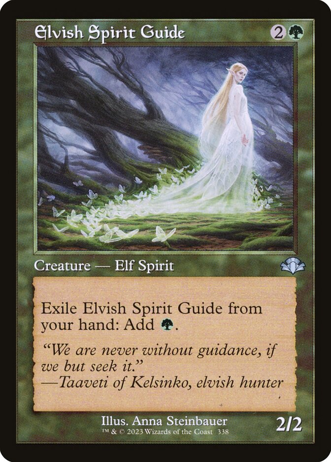 Elvish Spirit Guide (Retro Frame) - (Foil): Dominaria Remastered