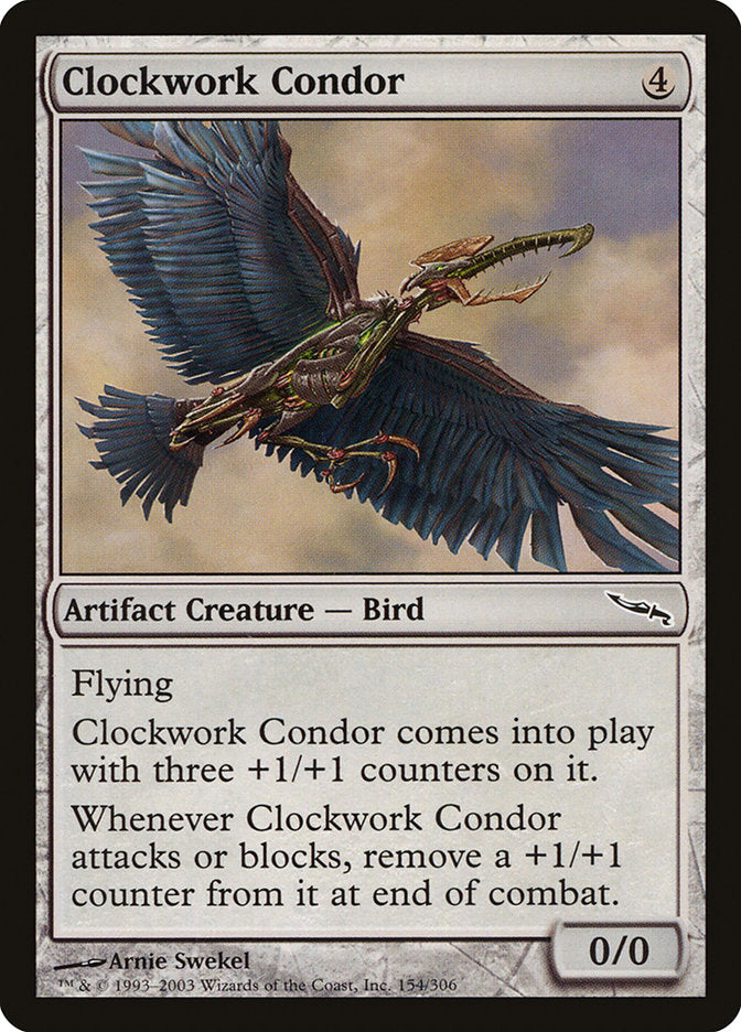 Clockwork Condor - (Foil): Mirrodin