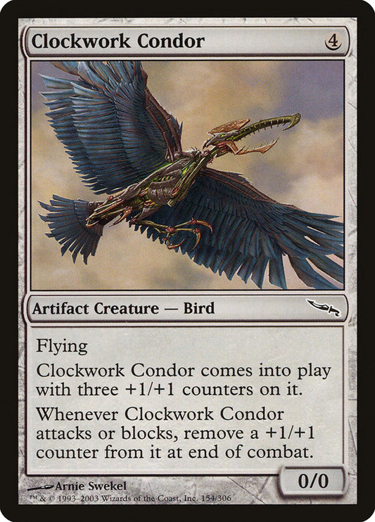 Clockwork Condor - (Foil): Mirrodin