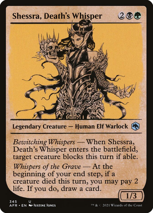 Shessra, Death's Whisper (Showcase) - (Foil): Adventures in the Forgotten Realms