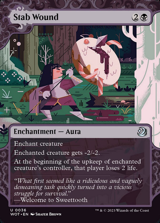 Stab Wound (#036): Wilds of Eldraine: Enchanting Tales