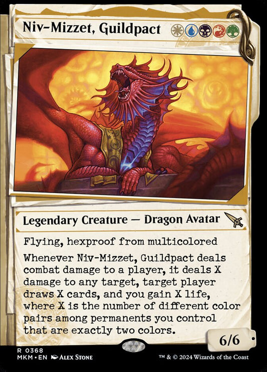 Niv-Mizzet, Guildpact (#368) (Showcase) - (Foil): Murders at Karlov Manor