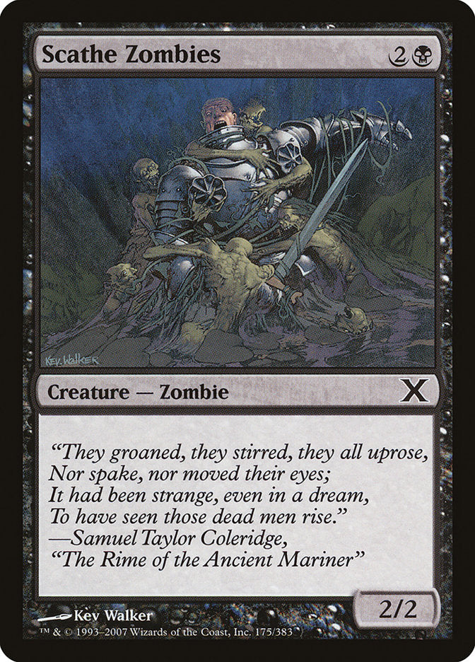 Scathe Zombies - (Foil): Tenth Edition