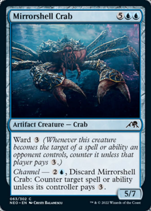 Mirrorshell Crab: Kamigawa: Neon Dynasty