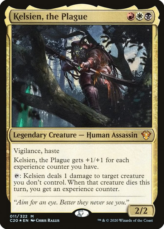 Kelsien, the Plague - (Foil): Commander 2020