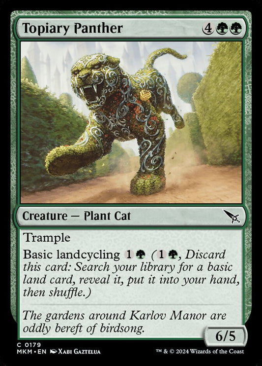 Topiary Panther - (Foil): Murders at Karlov Manor