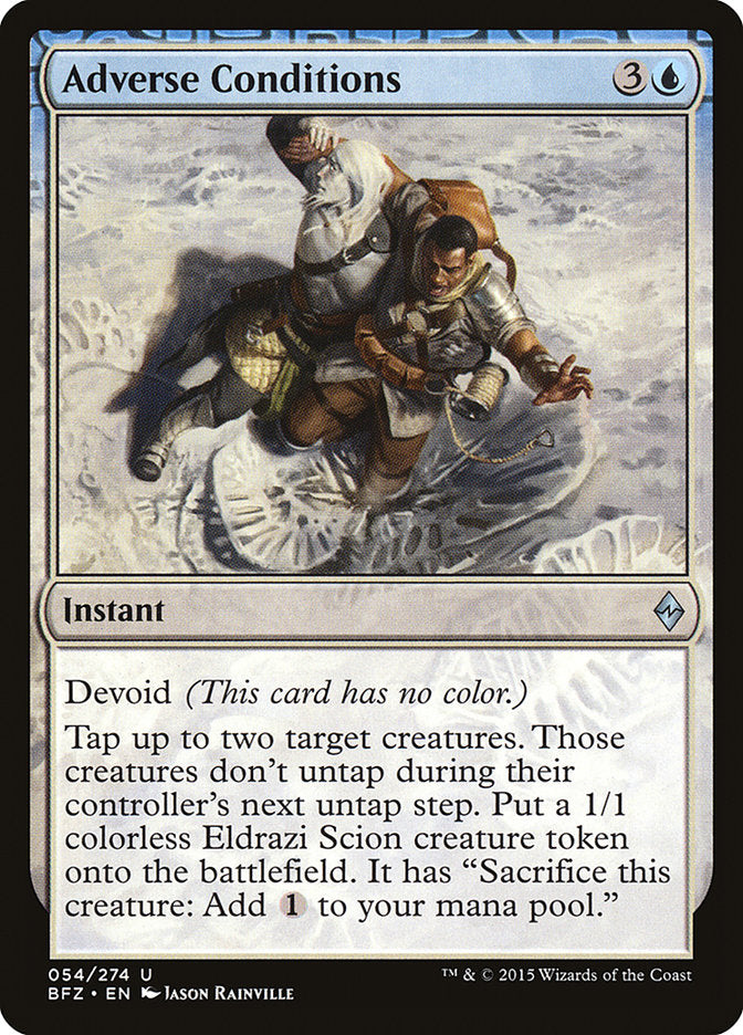 Adverse Conditions - (Foil): Battle for Zendikar