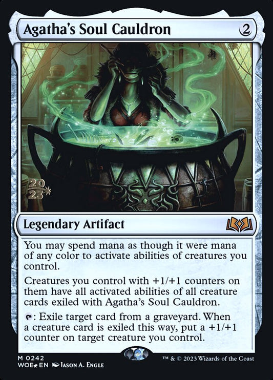 Agatha's Soul Cauldron (Prerelease) (Wilds of Eldraine) - (Foil): Wilds of Eldraine Promos