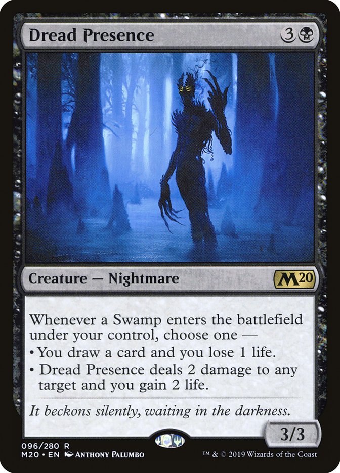 Dread Presence - (Foil): Core Set 2020