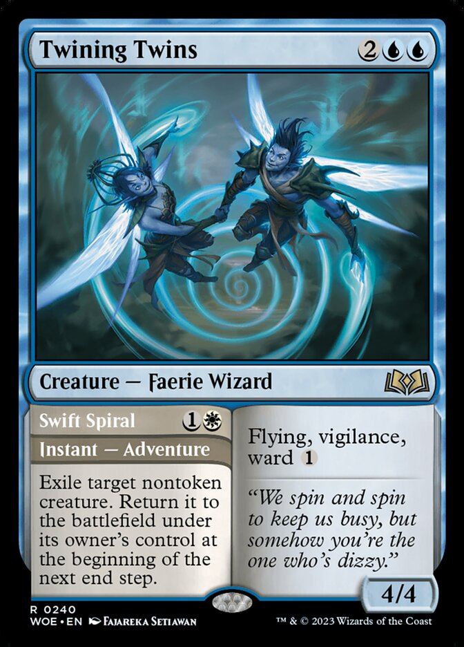 Twining Twins // Swift Spiral: Wilds of Eldraine