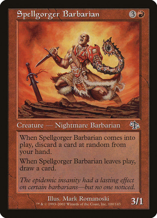 Spellgorger Barbarian - (Foil): Judgment