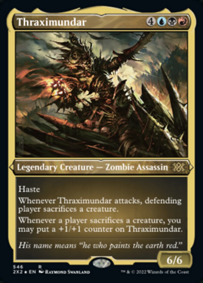 Thraximundar (Foil Etched) - (Foil): Double Masters 2022