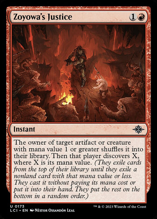 Zoyowa's Justice - (Foil): Lost Caverns of Ixalan