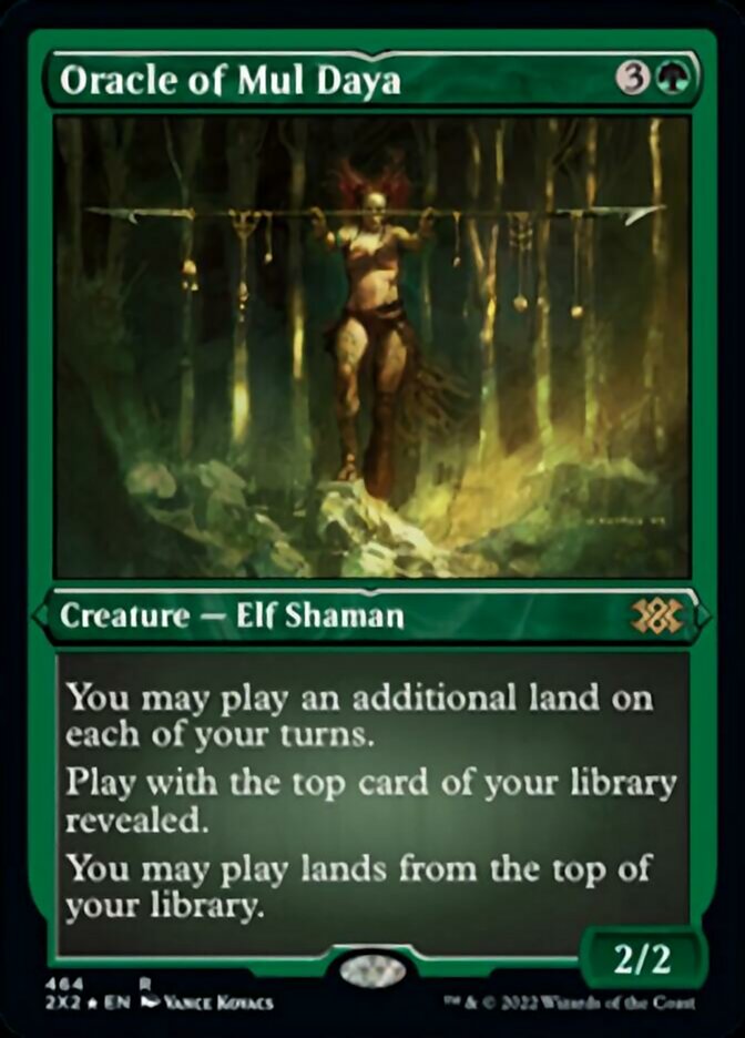 Oracle of Mul Daya (Foil Etched) - (Foil): Double Masters 2022