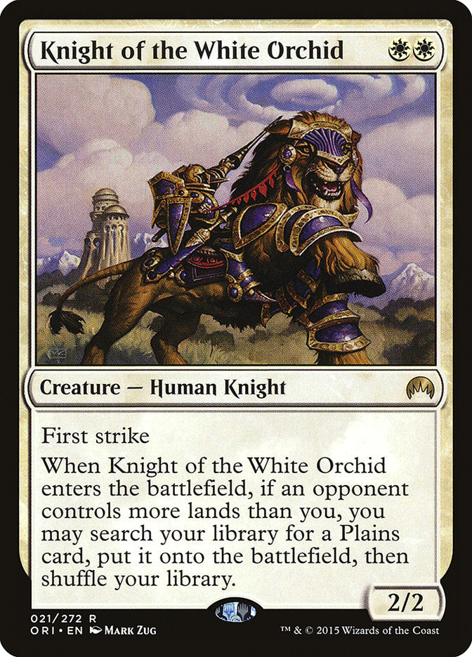 Knight of the White Orchid - (Foil): Magic Origins