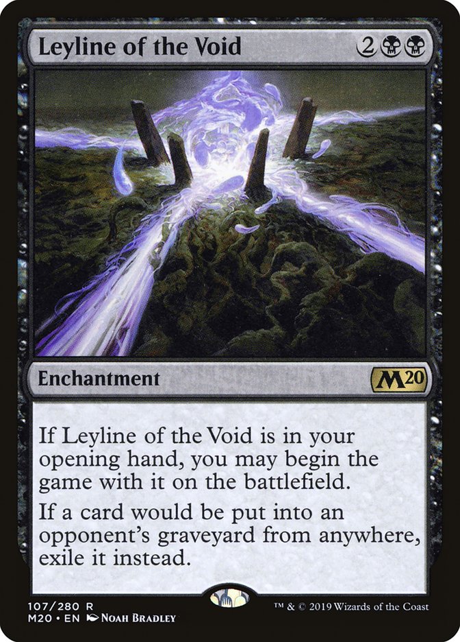 Leyline of the Void - (Foil): Core Set 2020