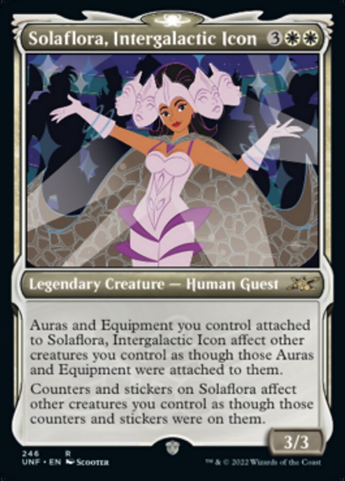Solaflora, Intergalactic Icon (Showcase) - (Foil): Unfinity