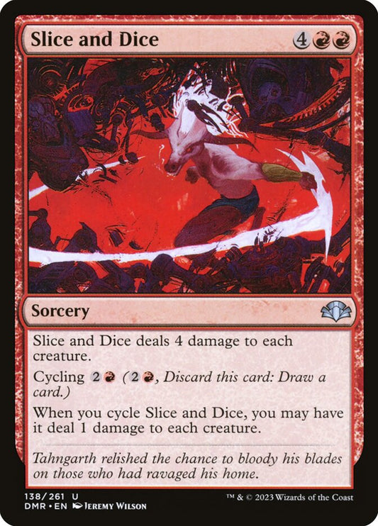 Slice and Dice - (Foil): Dominaria Remastered