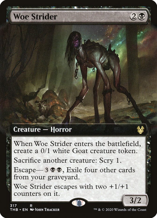 Woe Strider (Extended Art) - (Foil): Theros Beyond Death