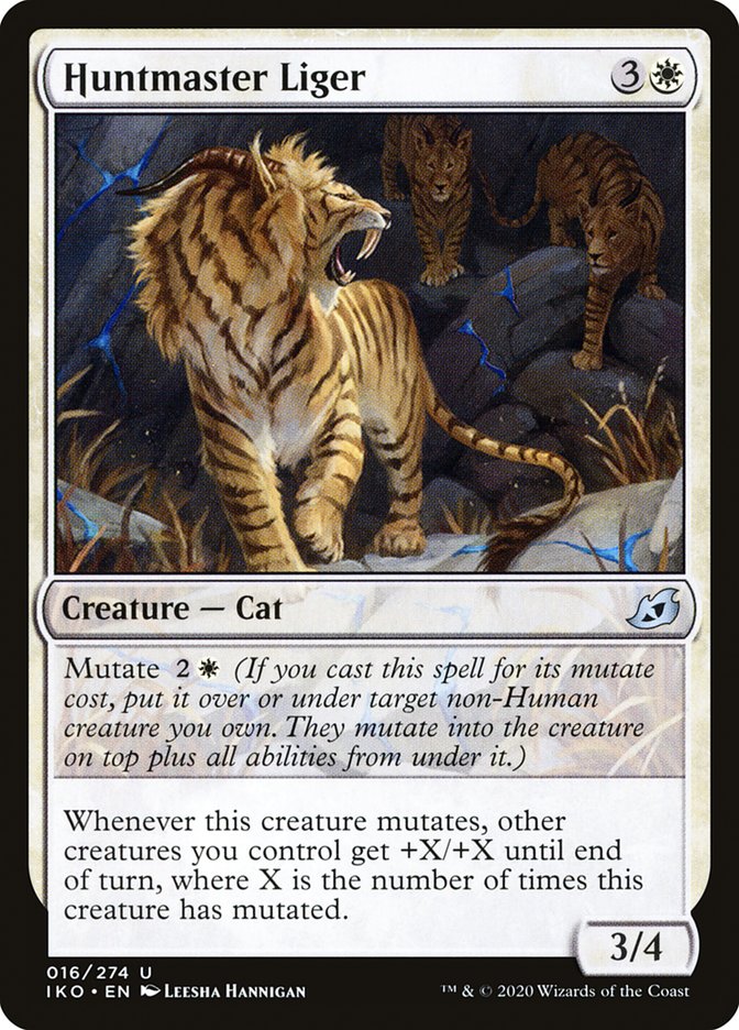 Huntmaster Liger - (Foil): Ikoria: Lair of Behemoths