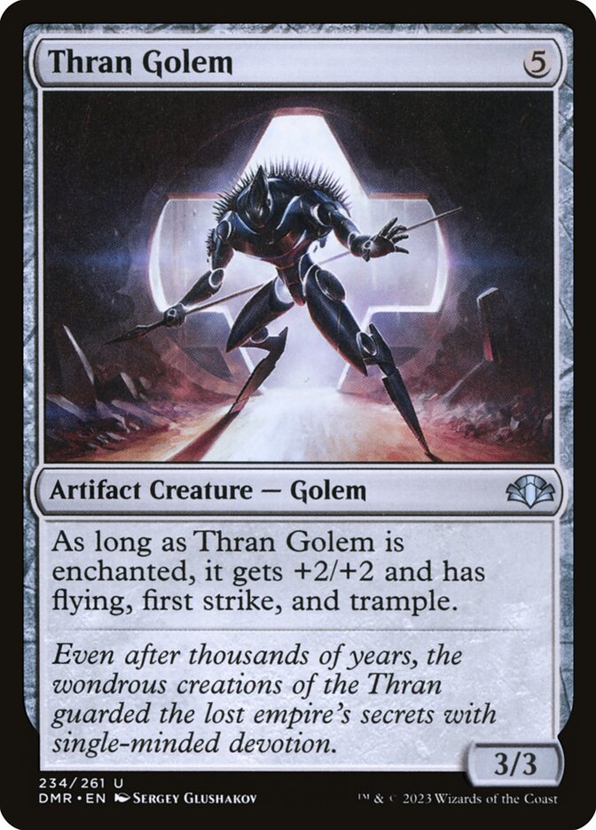 Thran Golem: Dominaria Remastered