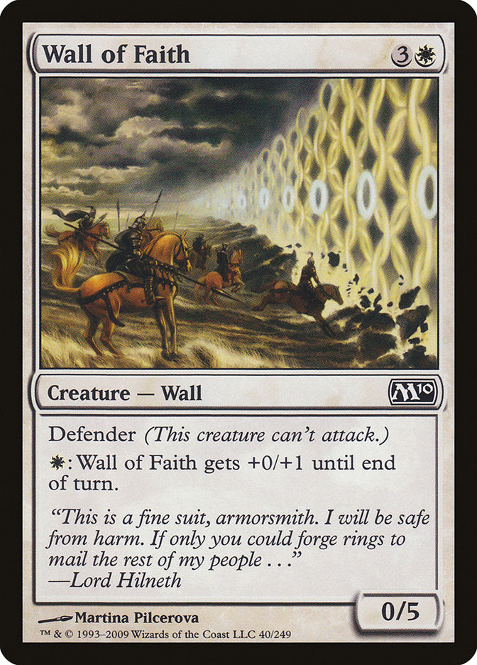 Wall of Faith - (Foil): Magic 2010