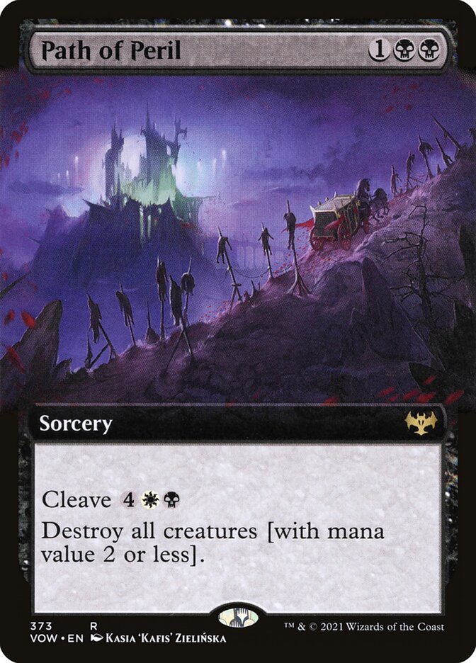 Path of Peril (Extended Art) - (Foil): Innistrad: Crimson Vow