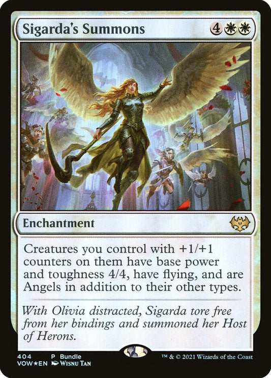 Sigarda's Summons - (Foil): Innistrad: Crimson Vow