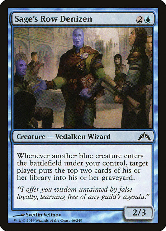 Sage's Row Denizen - (Foil): Gatecrash