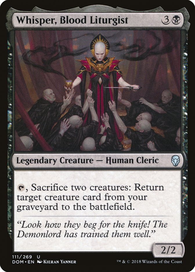 Whisper, Blood Liturgist - (Foil): Dominaria