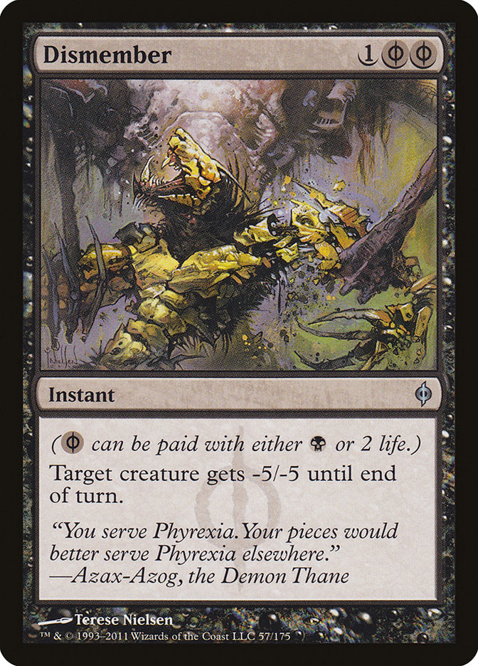 Dismember - (Foil): New Phyrexia