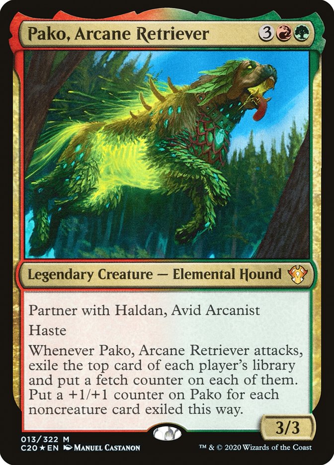 Pako, Arcane Retriever - (Foil): Commander 2020