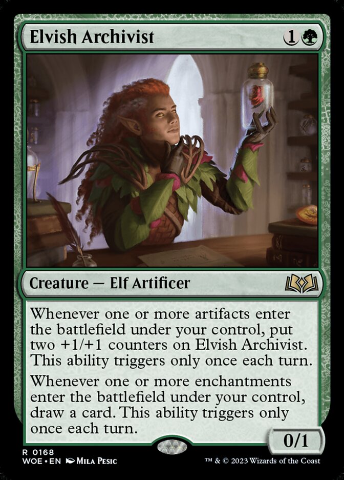 Elvish Archivist: Wilds of Eldraine