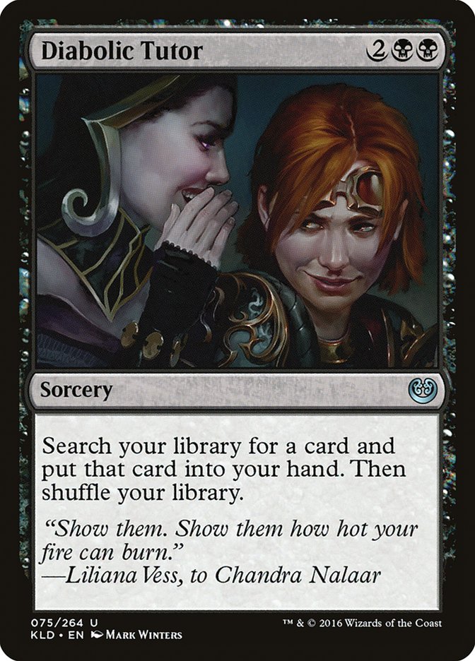 Diabolic Tutor - (Foil): Kaladesh