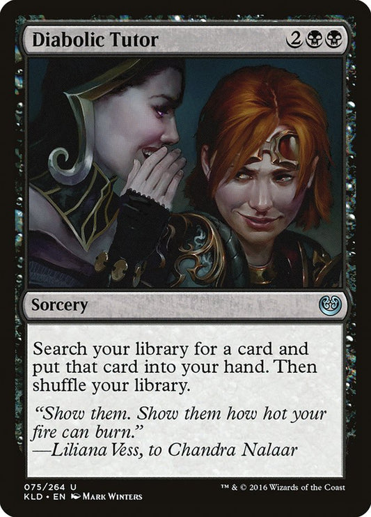 Diabolic Tutor - (Foil): Kaladesh