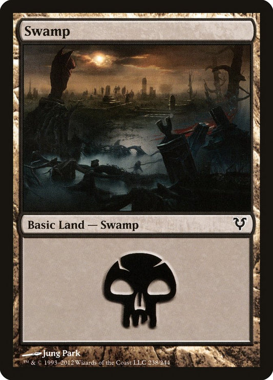 Swamp (#238) - (Foil): Avacyn Restored