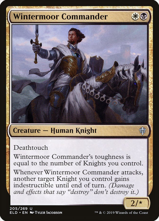 Wintermoor Commander - (Foil): Throne of Eldraine