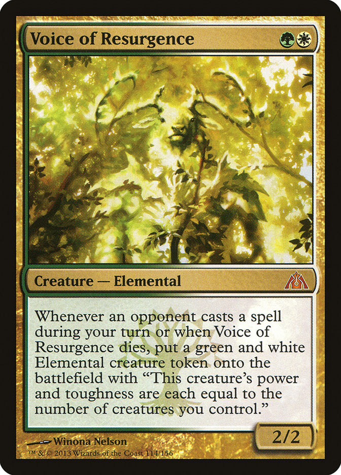 Voice of Resurgence - (Foil): Dragon's Maze