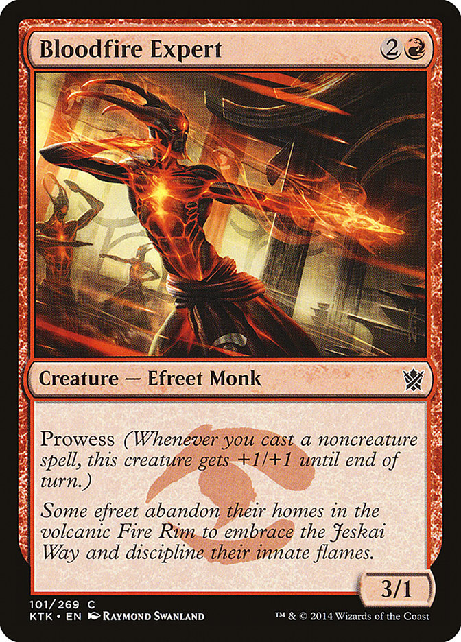 Bloodfire Expert - (Foil): Khans of Tarkir