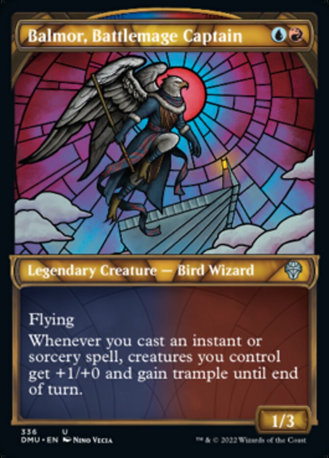 Balmor, Battlemage Captain (Showcase) (Textured Foil) - (Foil): Dominaria United