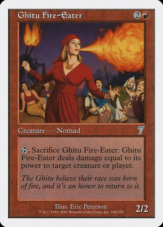 Ghitu Fire-Eater - (Foil): Seventh Edition