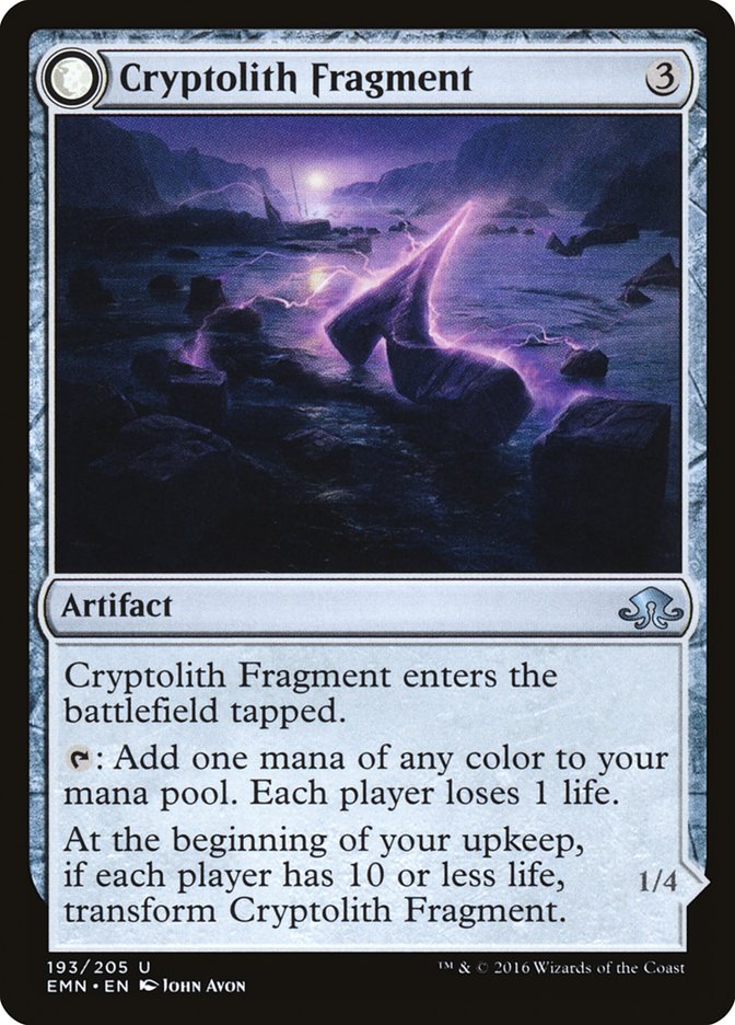 Cryptolith Fragment // Aurora of Emrakul: Eldritch Moon
