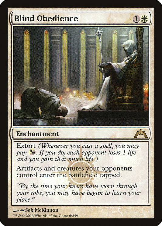 Blind Obedience - (Foil): Gatecrash